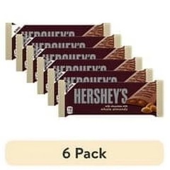 King Size Milk Chocolate Candy Bar with Whole Almonds, 2.6 oz