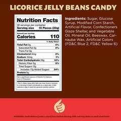Black Licorice Jelly Beans | 2-Pound Pack | Candy | Jelly…
