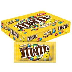 M&M’S PEANUT Milk Chocolate Candy 1.74oz (48 Individual Packs)