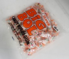 Super Big Bol Candy 48 Count Bag Hard Candies Bubble Gum Center Bulk Free Ship