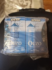 Krinos Ouzu Candy Greek Favorite Licorice Flavor 2pk
