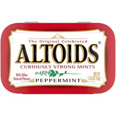 Altoids Curiously Strong Breath Mints, Peppermint, 1.76-Ounce Tins