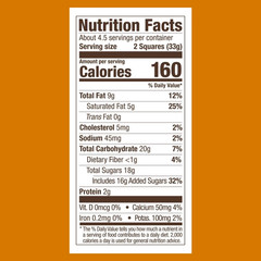 GHIRARDELLI Milk Chocolate Candy SQUARES with Caramel Waffle Cone Filling 5.2 oz