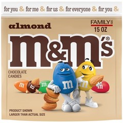 Almond Milk Chocolate Candy Family Size Bag 15 Ounce Bulk Pack
