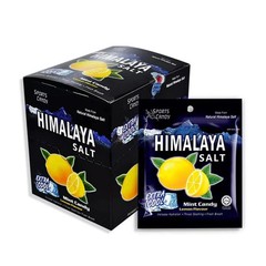 Himalaya Salt Sports Candy 12 Packs Vajomba Honey Lime Ginger Lemon Mints Box