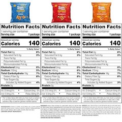 SunChips 100% Whole Grain Chips, Variety Pack, 1 oz 40 Count (Pack of 1)