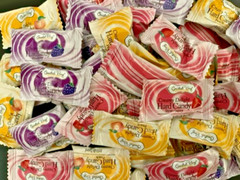 CREAMY Fruit Flavored Swirled Hard Candy {Blackberry/Peach/Strawberry) – 2 lbs