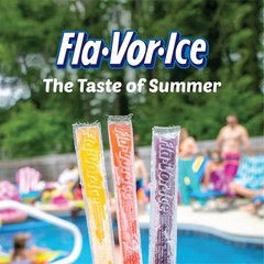 Fla-Vor-Ice Assorted Gluten Free Freezer Fruit Ice Pops, 1.5 oz, 100 Count.