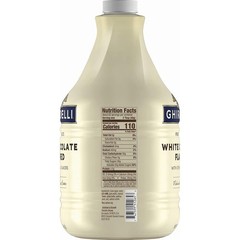 Luxury White Chocolate Sauce, 89.4 Oz – Perfect for Hot Drinks & Desserts