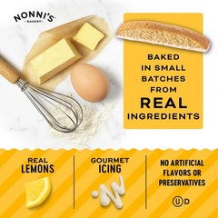 Nonni’s Limone Biscotti Italian Cookies 3 Boxes Lemon Individually Wrapped