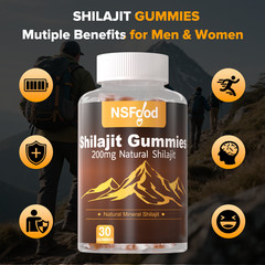 Vitamin C / Apple Cider Vinegar Fruit Filled Gummies Shilajit Soft Gummy Candies