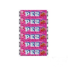 PEZ Candy Refills ~ 6 Pack ~ RASPBERRY