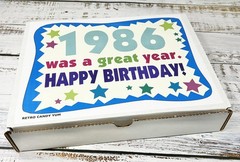 RETRO CANDY YUM ~ 1986 40th Birthday Gift Box of Nostalgic Retro Candy Assort…