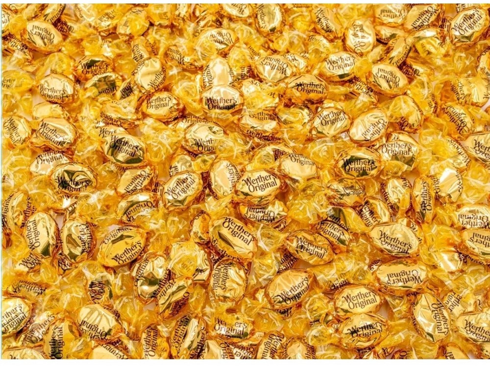 WERTHER’S ORIGINAL Hard Candy 4 lb – Bulk Bag Classic Cream and Caramel Flavo…