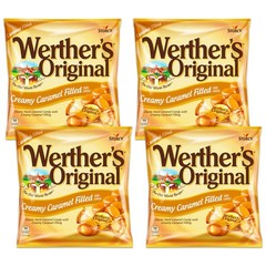 Werther’s Original Creamy Caramel Filled Hard 2.65 Ounce (Pack of 4), Brown