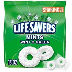 Life Savers Wint-O-Green Hard Candy Mints 13 Ounce (Pack of 1), Green