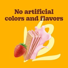 Bauducco Strawberry Wafer Cookies, Indulgent Layered Cream, 9 oz