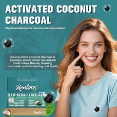 Remineralizing Gum with Hydroxyapatite & Coconut Carbon – 55 Count