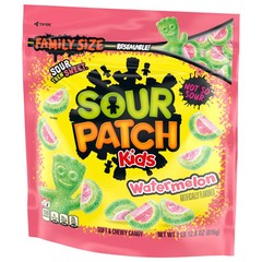 SOUR PATCH KIDS Watermelon Soft Chewy Candy 1.8 lb Family Size Bag