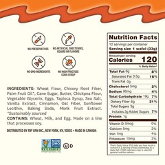 Luxuriously Chewy Dutch Caramel & Vanilla Stroopwafels – Healthy Snack 12 Pack