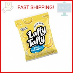 Laffy Taffy Mini Bar Bag, Banana, Chewy Taffy Candy, 3.5 oz