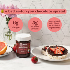 Soom Foods Creamy Chocolate Sea Salt Tahini Sesame Paste Spread 12 oz Jar…