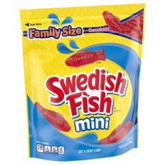 SWEDISH FISH Mini Soft & Chewy Candy, Family Size, Bulk Candy, 1.8 lb. FRESH