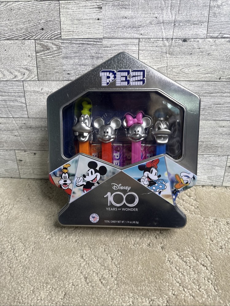 Disney 100 Years of Wonder PEZ Dispenser and Refills Set Mickey Mouse
