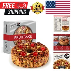 Fruitcake, Grandma’s Old Fashioned Fruit and Nut Freshly Made, Brandy, Bourbo…