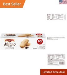 Luxury Milano Dark Chocolate Cookies – Pack of 10 Single-Serve Indulgences