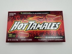 Hot Tamales Fierce Cinnamon Flavored Chewy Candies 4.25 oz Box Sealed Exp.5/27