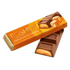 Roshen Chocolate Bars 5x 43g Batonchik батончик Dark Milk White Caramel Coconut