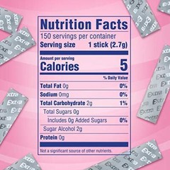 EXTRA Classic Bubble Sugar Free Chewing Gum, 15 Count (Pack Assorted Styles