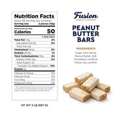 Peanut Butter Candy Bars 2 Pounds Approx 120 Pieces Peanut Butter Treats