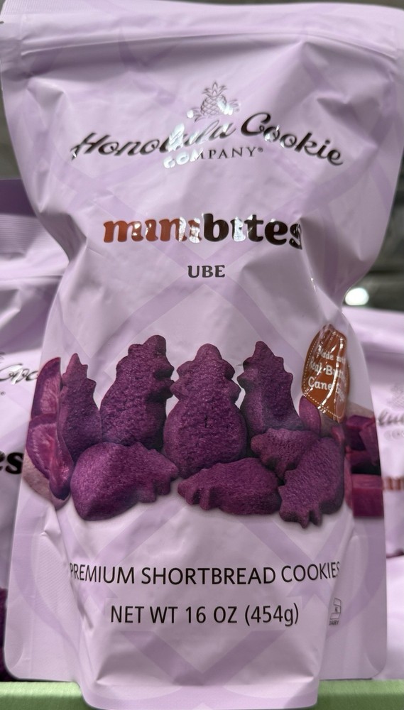 Ube Cookies Mini Bites Honolulu Cookie Company 3 Pack