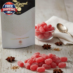 Sanded Anise Drops, Hard Candy, Classic Holiday Treat, Gluten-Free, Fat-Free, 1
