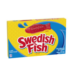Full Box 12x Packs Swedish Fish Brand Original Soft & Chewy Theater Candy 3.1oz