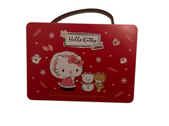Hello Kitty Tin Lunch Box Snack Mix. Set of 6 Different Hello Kitty and Friends