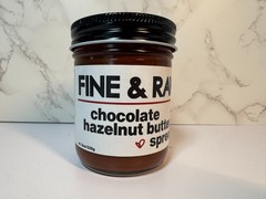 Fine & Raw Chocolate Hazelnut Butter Spread 8oz Plant-Based Gluten Free Kosher
