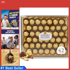 Hazelnut Milk Chocolate Gift Box 42 Count Assortment Individually Wrapped