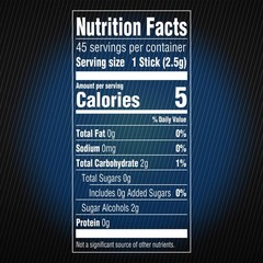 Peppermint Cobalt Sugar Free Chewing Gum Refreshing Back to School Invigorati…