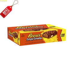 Reese’s Peanut Butter Candy Bar Crispy Crunchy King Size Pack of 18 – US