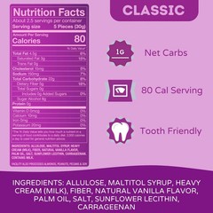 Tom & Jenny’s Sugar Free Caramel – Individually Wrapped Sugar Free Candy – Zero