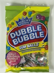 Double Dubble Bubble GUM BALLS Individually Wrap Fruit Flavor – Comb.SHIP +$1/ea