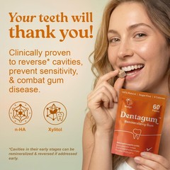 Dentagum Remineralizing Gum with Nano-Hydroxyapatite & Xylitol – SugarFree Co…