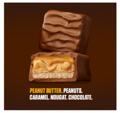 Snickers Peanut Butter Squared Chocolate Candy Bars 1.78 oz 18 Bars