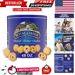 Danish Butter Cookies, Assorted Cookies in a Gift Tin, Great for Sharing