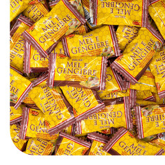 Honey Ginger Hard Candy – 2 Pound Bulk Pack (About 200 Count) – Individually