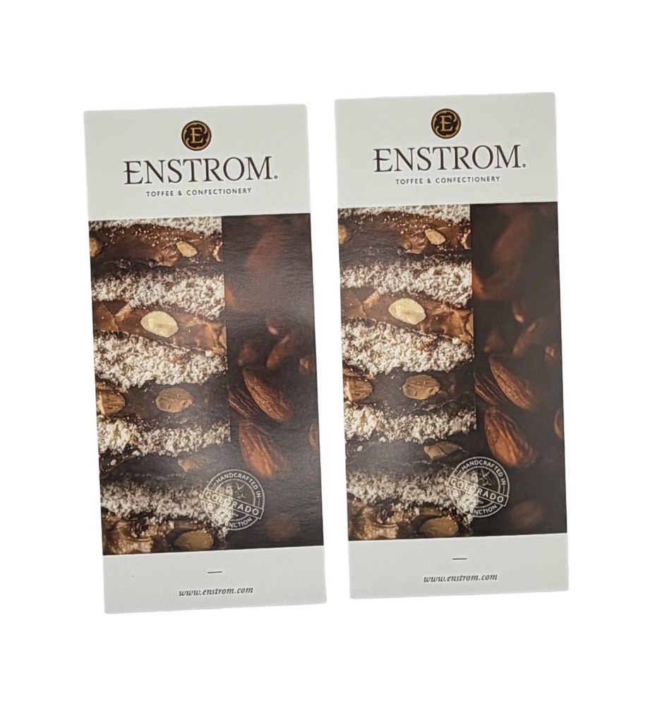 Lot of 2 Enstrom Almond Toffee Brochures Grand Junction Colorado Candy