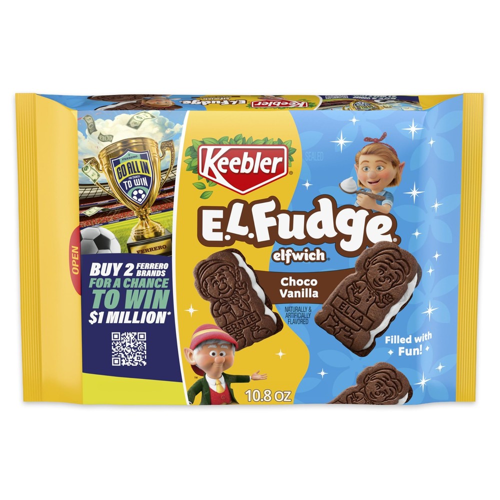 Elfwich Cookies 10.8oz, Chocolate-y & Vanilla Flavor – Perfect for Sharing